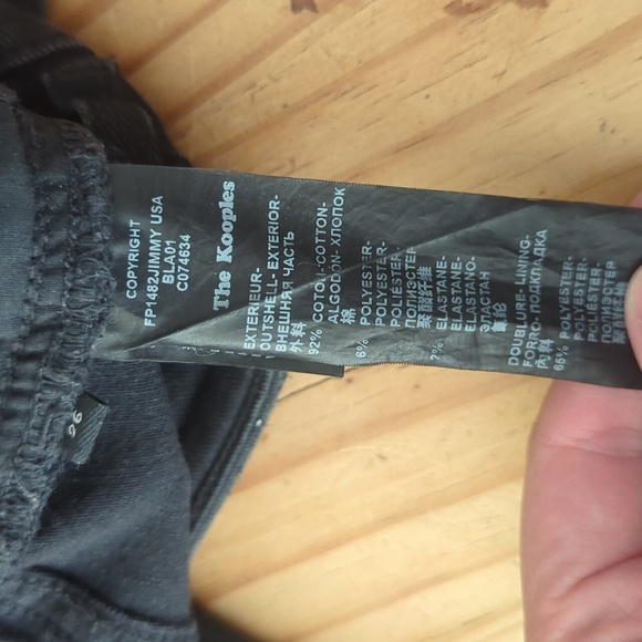 The Kooples Jimmy Slim Destroy Jeans size 26 - Picture 12 of 12